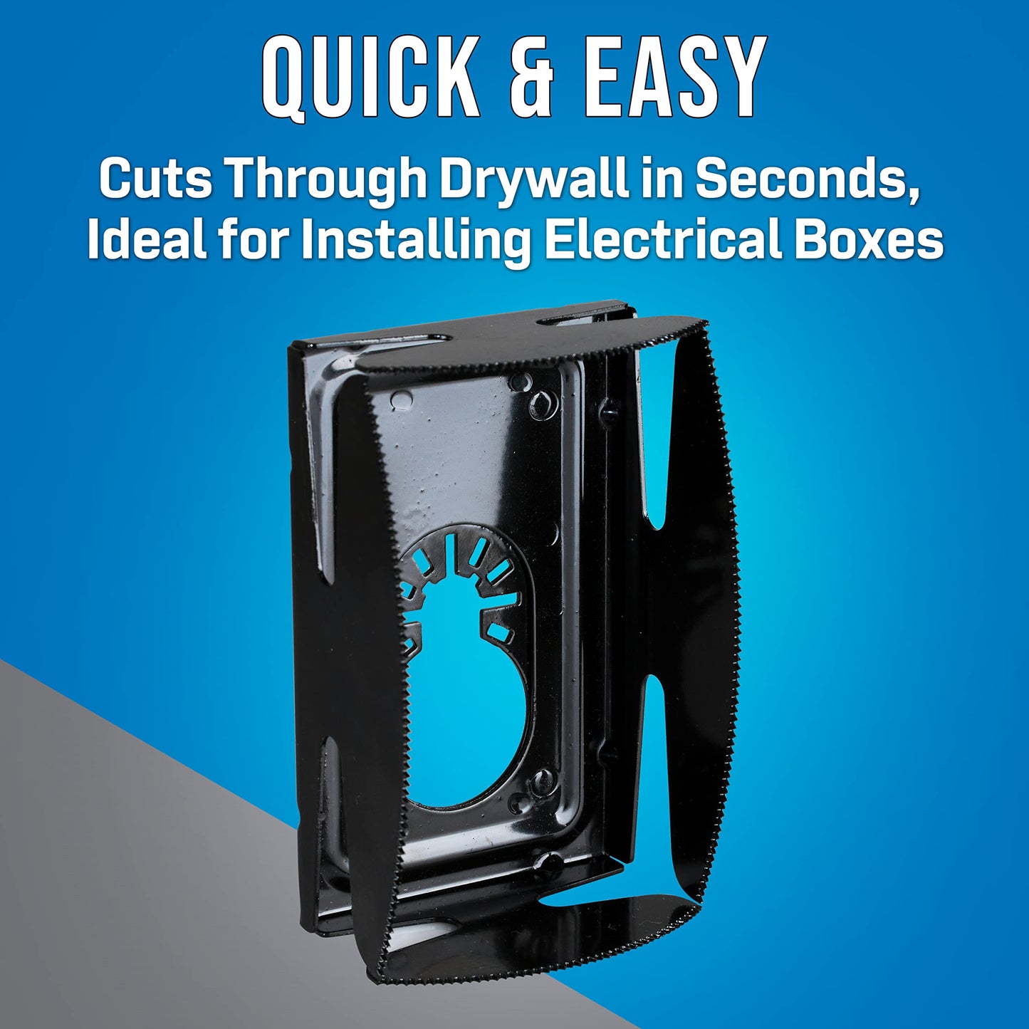 Jonard Tools EBW-412 Electrical Box Cutting Kit, Single Gang with Wall Template Leveler & Electrical Box Cutter Attachment