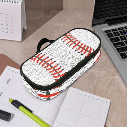 Droerfes Baseball Pencil Case Pencil Pouch Large Capacity Pen Bag School Office Organizer Stationery Storage Box For Girls Boys Teen Kids