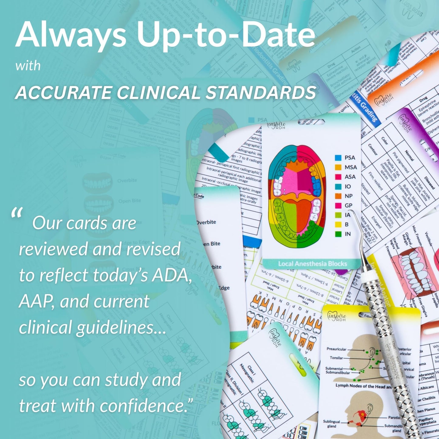 Dental Hygiene Reference & Study Cards - inspireRDH