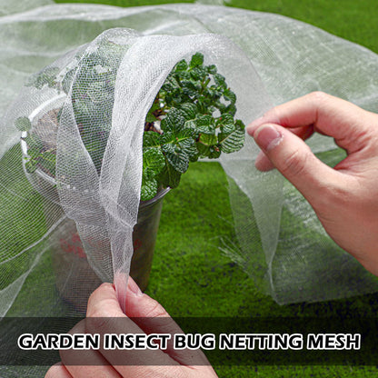 Hoolerry Mosquito Netting Ultra Fine Garden Netting Large Plant Covers Bird White Bug PE Mesh for Protecting Vegetable Fruits Flowers Tree Frost Animals(20 x 25 Ft)