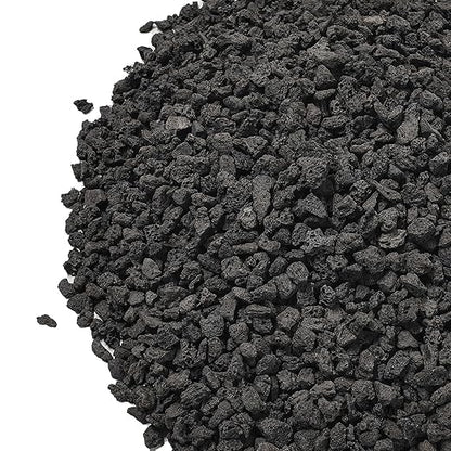 5lbs Small Lava Rocks for Plants Drainage, 1/5 Inch Black Gravel Mulch for House Plants, Succulent Rocks Pebbles for Planters,Cactus, Bonsai Tree, Pure Volcanic Rocks, Top-Dressing