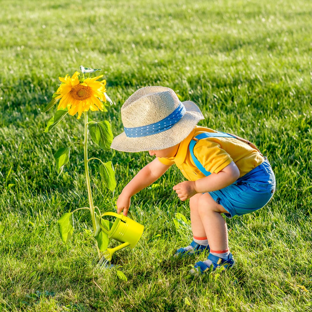 Healeved 5Pcs Iron Kids Watering Cans Chic Small Water Can Watering Bucket Kids Watering Tin Can for Garden Beach Water Bucket for Kids