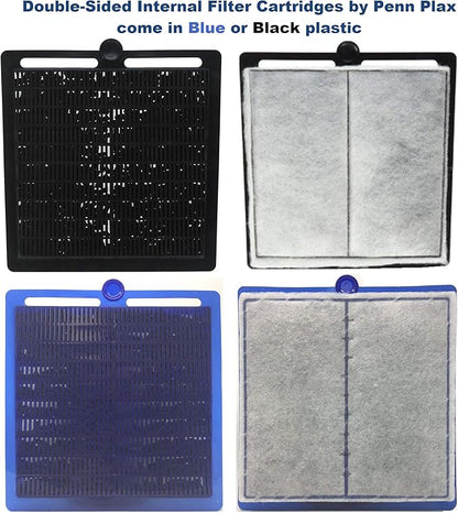 Penn-Plax Cascade 300 Power Filter – Hang-On Filter with Quad Filtration – Great for Freshwater and Saltwater Setups