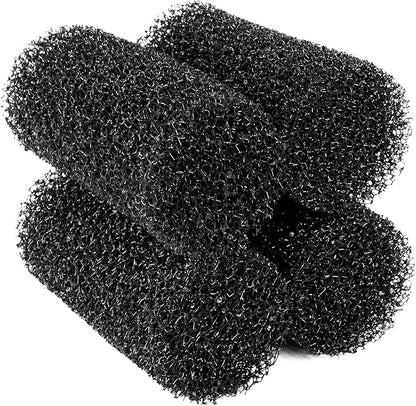 Yaubay 4 PCS Internal Filter Sponge Foam, Aquarium Bio Sponge Rolls of Fish Tank Filter Accessories 4.5" x 2"