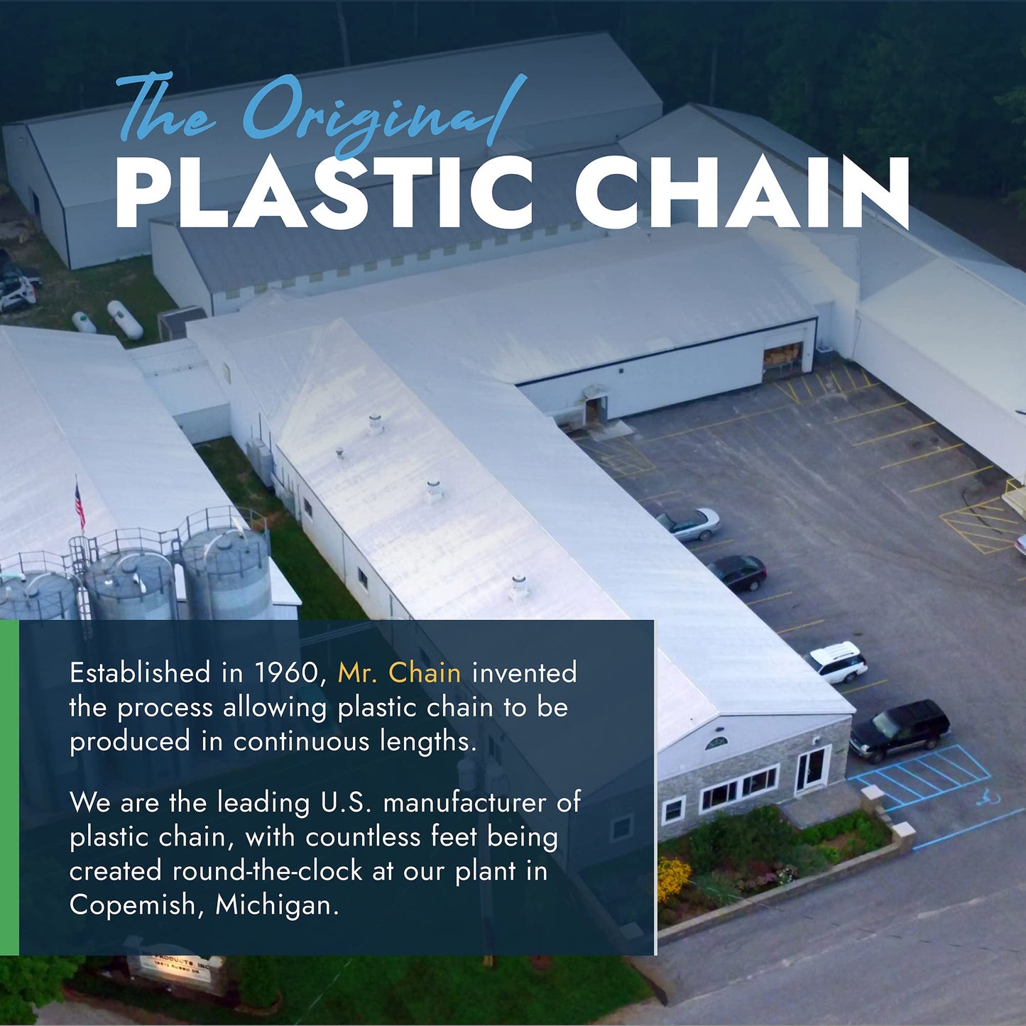 Mr. Chain Plastic Barrier Chain, Safety Orange, 1.5-Inch Link Diameter, 25-Foot Length (30012-25)