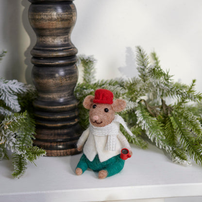Primitives by Kathy Hot Cocoa Mouse Collectible Critter