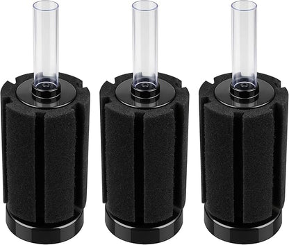 Aquarium Sponge Filter Fish Tank Filters for Fish Tank up to 20 Gallon 3-Pack