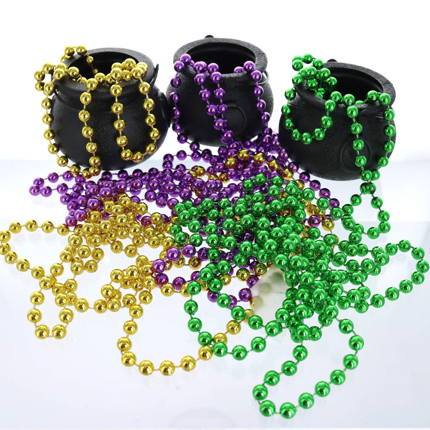 GIFTEXPRESS Mini Cauldron Kettles Novelty Candy Kettles for St Patrick Decoration, Pot of Gold Cauldron, Halloween Black Cauldrons Candy Holder, Witches Cauldron, Cauldron Pot Party Favors (12 Pack)