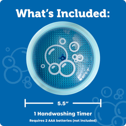 Learning Resources 20 Second Handwashing Timer - Visual Timer for Kids, Classroom Timers for Kids, Visual Timers for Handwashing