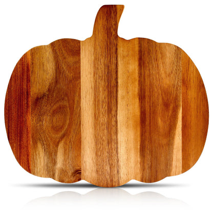Halloween Charcuterie Board Gifts Pumpkin Shaped Wooden Cutting Boards for Kitchen Fall Serving Platter Turkey Thanksgiving Cheese Board Wood Halloween Trays Decor Modern Pumpkin Dishes Decoration