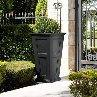 Mayne Fairfield 40-Inch Tall Planter – Weather-Resistant Indoor/Outdoor Garden Pot for Flowers, Patio, Porch, and Entryway, Durable Design