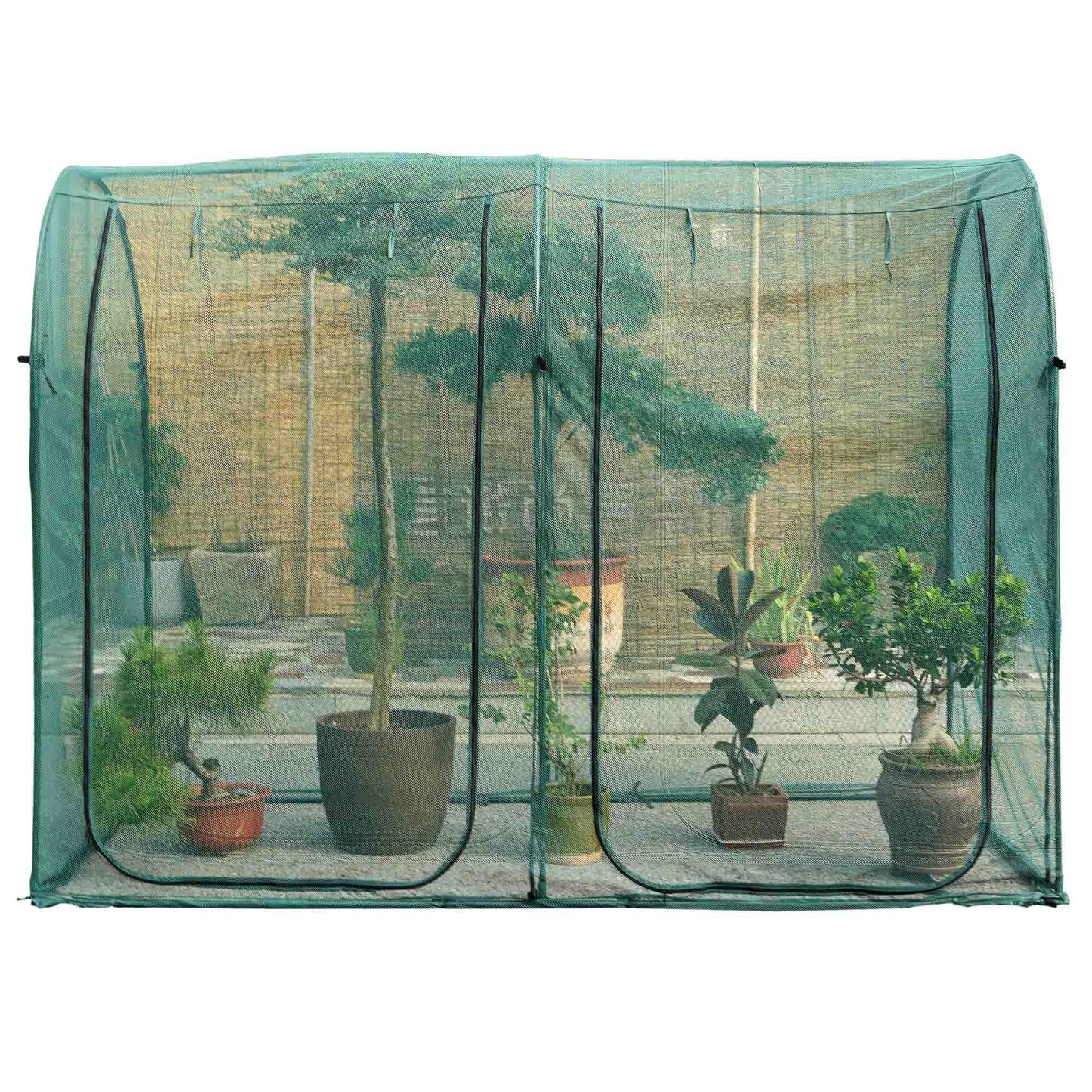 Poray Large Tunnel 8.2'x4' Plant Netting Cover, 6FT Tall Crop Cage Tomato Netting,Pest Guard Cover for Vegetables &Fruits,Durable Gardening Net for Plant and Animal