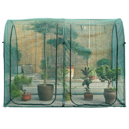 Poray Large Tunnel 8.2'x4' Plant Netting Cover, 6FT Tall Crop Cage Tomato Netting,Pest Guard Cover for Vegetables &Fruits,Durable Gardening Net for Plant and Animal