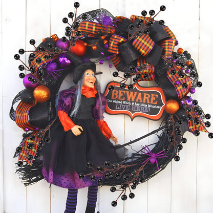 Rowfad 40 Pcs Artificial Berry Stems Branches, Halloween Black Faux Holly Berries Picks Ornaments for Christmas Tree Wreath DIY Craft Decorations Holiday Home Decor (40, Black)