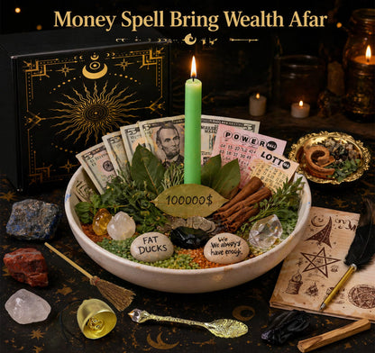 FLgengmh 90 PACK Witchcraft Kit for Beginners, Wiccan Supplies and Tools with Crystals Candles, Witch Altar Spell Set for Rituals,Energy Cleansing, Dried Flowers for Crafts, Witchy Gifts Box for Women