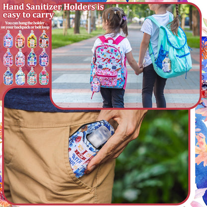 Kenning 24 Pcs Christian Hand Sanitizer Keychain Holders Travel Size Religious Gift for Christmas Women Employee Appreciation(Bible)