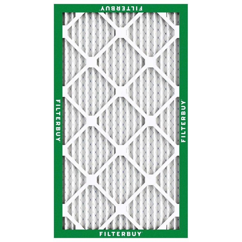 Filterbuy 12x30x1 Air Filter MERV 8 Essential Dust & Allergy Defense (4-Pack), Electrostatic Pleated HVAC AC Furnace Filters Replacement, Made in USA (Actual Size: 11.88 x 29.88 x 0.75)