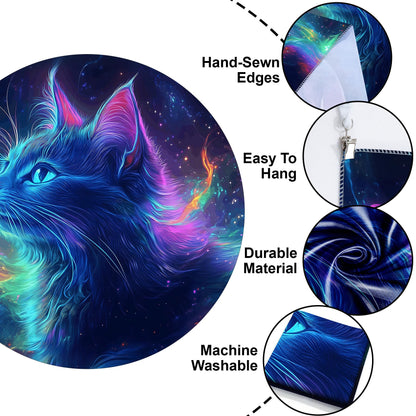 BVBOX Blacklight Tapestry,Animal Tapestry Glow In The Dark,UV Reactive Black Light Upright Posters Wall Hanging for Bedroom Dorm Living Room Backdrop Decor (Spider, 90" L x 70" W)