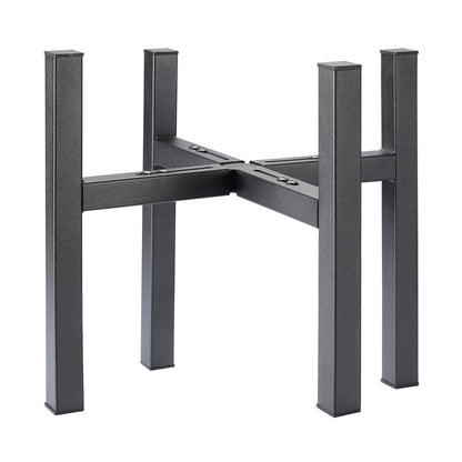 YueTong 2 Pack Indoor Plant Stand for Large Plants, Outdoor Plant Stands Fits 12-16 inch Pot,Adjustable Metal Heavy Duty Planter Stand(Matte Black)
