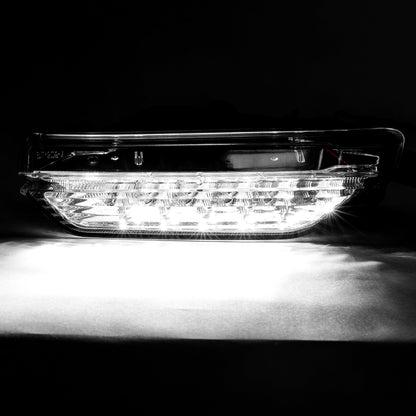 HECASA Daytime Running Light Left for 2016-2017 Infiniti QX50, LED DRL Lamp, Clear Lens, Model MO-3461