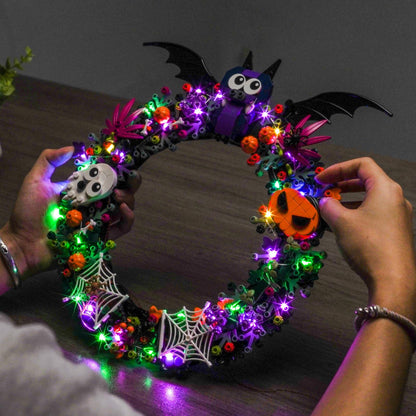 BRICKSHINING LED Lighting Compatible with Lego 40825 Halloween Wreath - JUST Lights,Light Kit Compatible with Lego 40825,NOT Included The Model Set