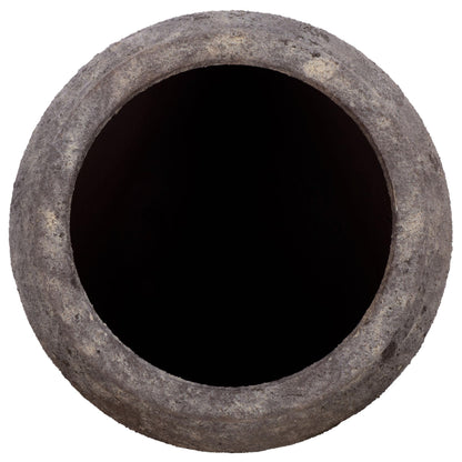 SAFAVIEH Outdoor - Ramsey Planter Pot with Drainage - Antique Brown Ficonstone Cement - Weather Resistant - Ideal for Patio, Garden, Backyard, 14.2" Wx 14.2" D x 13" H (PAT1553A)