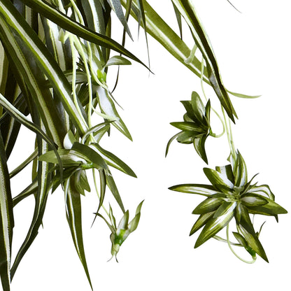 Nearly Natural Spider Plant Hanging Basket