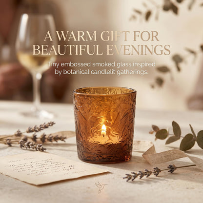 Mocha Hummingbird Tealight Holders, 6 Pack