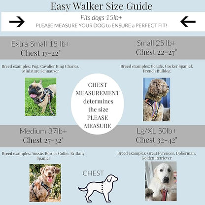 Lucky Love Dog No Pull Dog Harness, Adjustable and Easy to Walk, Cute Patterned Harness for Small Male & Female Dogs - Murphy, XS
