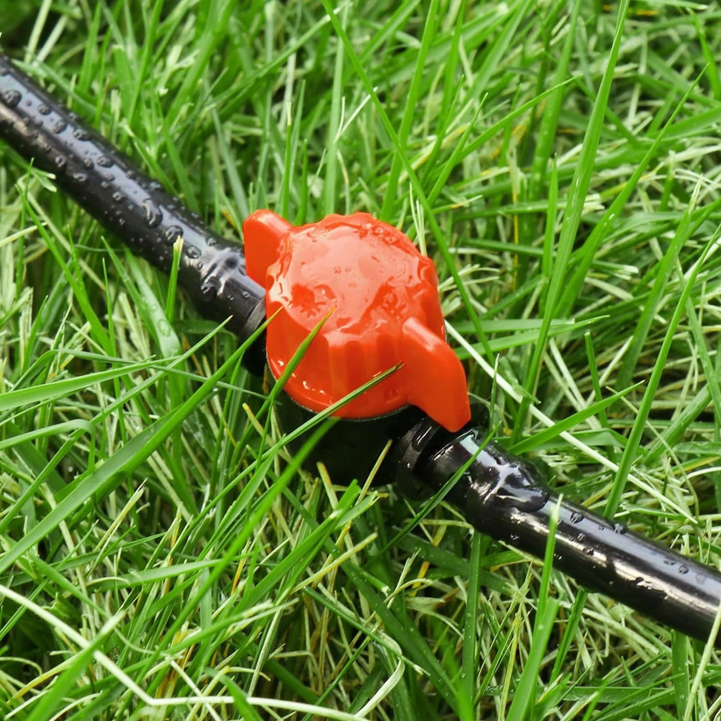 Gardrip 1/4" Drip Irrigation Valve - 25 Pack Shut Off Switch Fits 1/4 Inch Drip Tubing - Cut Off Valve for Garden Lawn Irrigation