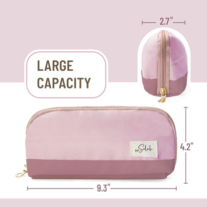 Mr. Pen- Wide-Opening Pencil Case, Triangle Design, Compact & Spacious Pencil Cases with 5 Mesh Pockets, Bag Pouch, Box Organizer for Students, School Supplies, Aesthetic Supply