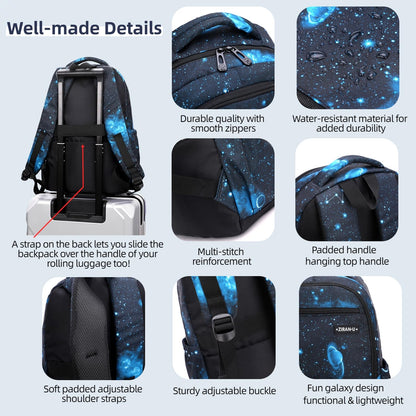MITOWERMI Kids Backpack for Boys Girls Elementary School Bags Backpacks for Girls Children Bookbags Primary Kindergarten Backpack Purple Geometric