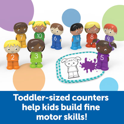 Learning Resources Skill Builders! Toddler 1-10 Counting Kids - 20 Pieces, Ages 2+ Toddler Learning Activities, Educational Activities for Toddlers, Preschool Must Haves