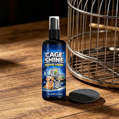 Acting Cage Cleaner, Bird Cage Spray Solution, Droppings Breakdown Formula with Odor Control, Hygienic Pet Cages Liquid, Bird Habitat Cleaning Spray for Home