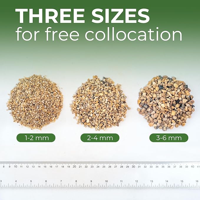 5 lbs Aquarium Gravel, 1-2mm Fish Tank Gravel, Premium Gravel and Substrate for Aquariums, Fish Tanks and Terrariums