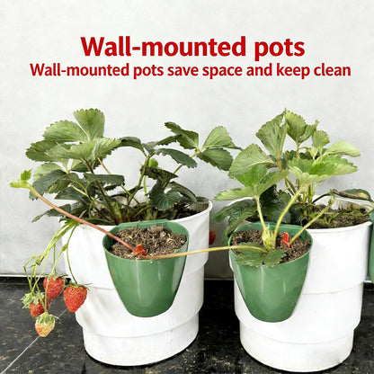 Strawberry Propagation Cups with Runner Forks Breathable Nursery Pots for Root Rot, Food Grade Greenhouse Seedling Cups for Balcony and Garden