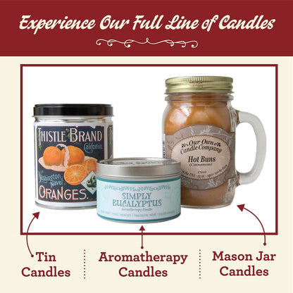 Our Own Candle Company, Pineapple Punch Scented Mason Jar Candle, 100 Hour Burn Time, 13 Ounces