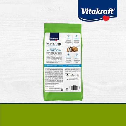 Vitakraft Vita Smart Guinea Pig Food - Complete Nutrition - Premium Fortified Blend with Timothy Hay for Guinea Pigs,8 Pound,(Pack of 2)