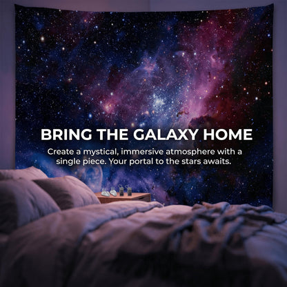 goodbath Small Tapstry, Outer Space Universe Galaxy Star Tapestries Wall Hangings for Living Room Bedroom Dorm, 60 x 40 Inch, Colorful