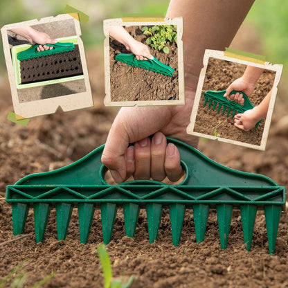 2026 Upgraded All-in-One Gardening Tool Kit: Thickened Repotting Mat, 12-Hole Punch Tools, Handheld Seed Planter & Spreader, 10 Pcs for Precise Sowing Indoor/Outdoor Ideal Gift for Planting Enthusiast