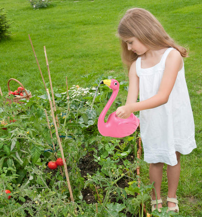 Galashield Plant Watering Can Indoor Outdoor Pink Flamingo 0.4 Gallons