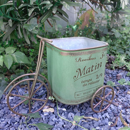 Decours Portable Garden Cart Mobile Plant Stand Stylish Rolling Storage Rack for Pots and Decoration Balconies Flowers Holder Outdoor Flowers Holder