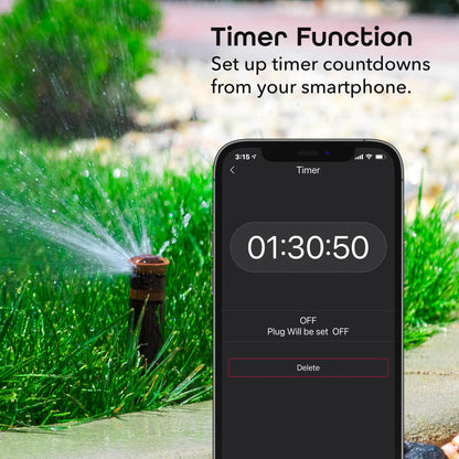 Geeni Outdoor Duo Wi-Fi Smart Plug, Weatherproof Dual Socket, Wireless Remote Control, Works with Alexa & Google Home, 2 Outlets