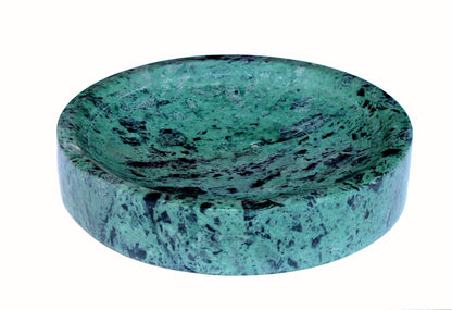 KLEO Natural Stone Soap Dish Soap Holder Bath Accessories for Bathroom, Tub or Wash Basin Accessories (Green)