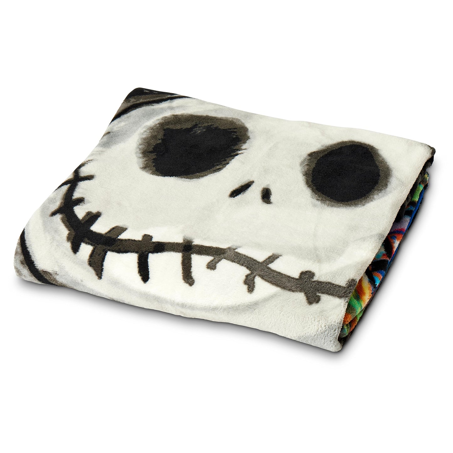 Northwest Nightmare Before Christmas Micro Raschel Throw Blanket, Ultra Soft Throw, 46 x 60 Inches, Dark Creep