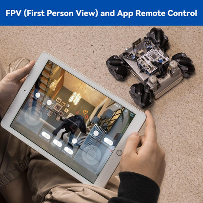 SunFounder Smart Robot Car Kit Compatible with Arduino UNO R3, FPV, ESP32 CAM, APP Romote Control, Educational Robotic Kit for Adults