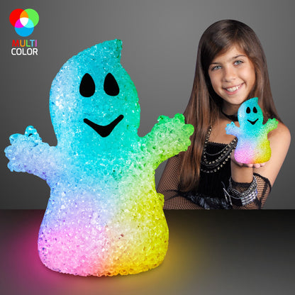 FlashingBlinkyLights Soft Glow Halloween Light Up Ghost Decoration with Color Change LEDs