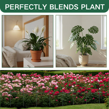 Tiuire 30in Tall Heavy-Duty Plant Support Stakes, 6 Pack Adjustable Peony Cages & Supports for Outdoor Plants, Large Garden Plant Stakes for Peony, Tomato, Hydrangea with Extension Stakes