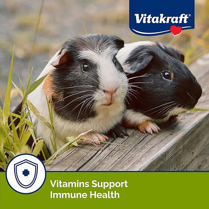 Vitakraft Vita Smart Guinea Pig Food – 4 lbs Bag - High Fiber Timothy Hay – with Vitamins Minerals, Probiotics for Engaging Foraging and Daily Nourishment - Includes Fruits, Vegetables and Vitamin C
