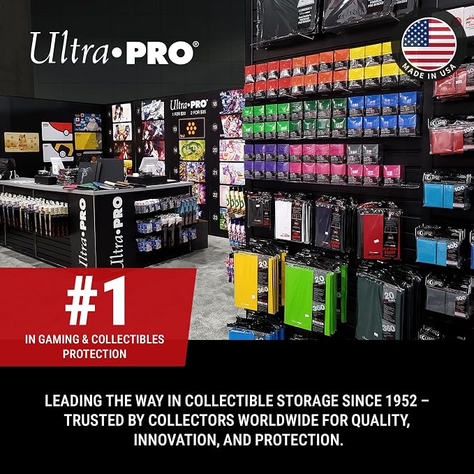 Ultra Pro 2025 Pokemon Card Binder 9 Pocket Featuring Pikachu – Trading Card Binder Holds 360 Cards Side Loading – Organizer for TCG Collectors with Elastic Strap Closure for Sleeved Cards